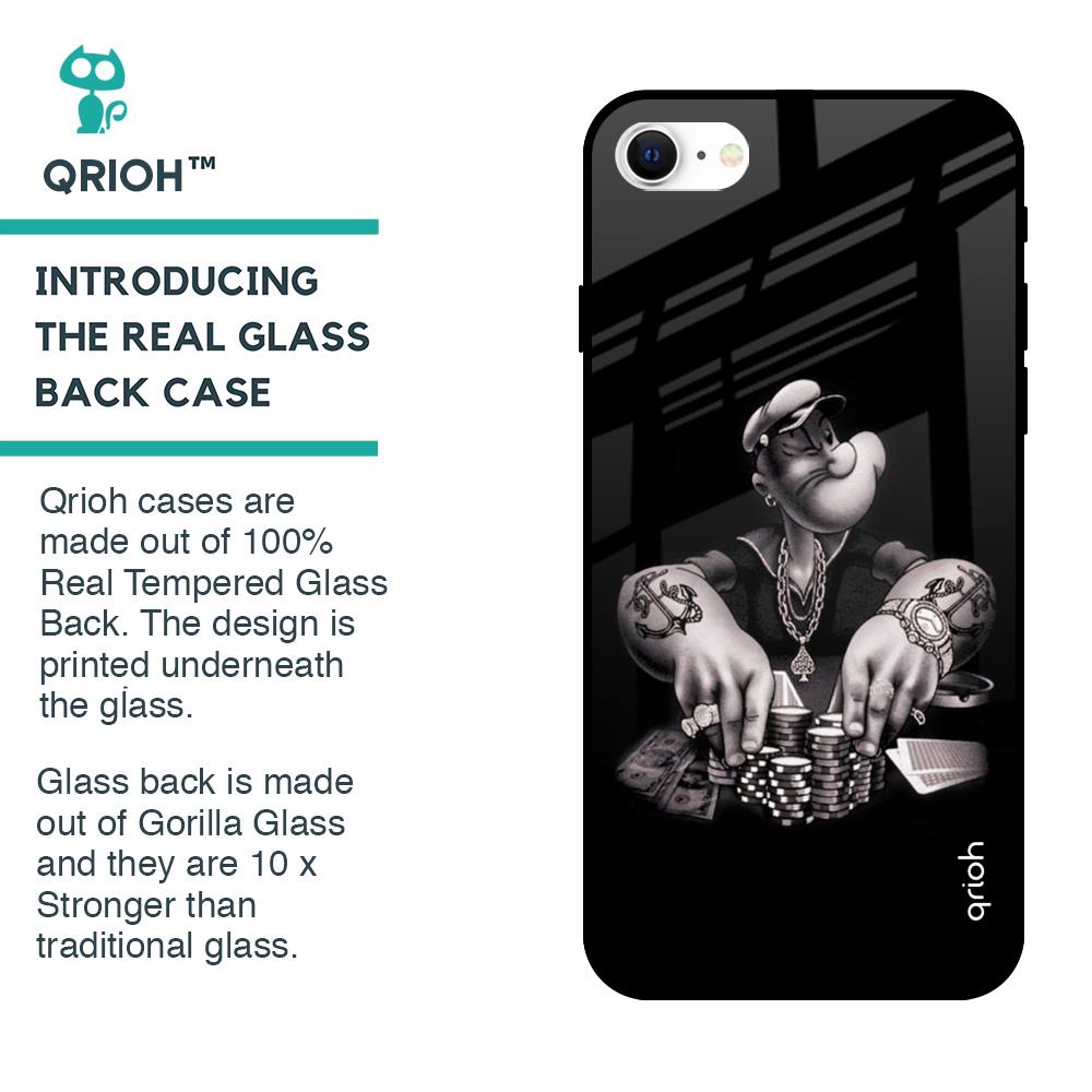 Gambling Problem Glass Case For iPhone SE 2022