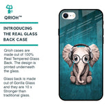 Adorable Baby Elephant Glass Case For iPhone SE 2022