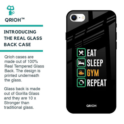 Daily Routine Glass Case for iPhone SE 2022