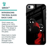 Shadow Character Glass Case for iPhone SE 2022