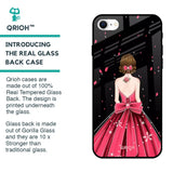 Fashion Princess Glass Case for iPhone SE 2022