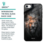 Devil Lion Glass Case for iPhone SE 2022