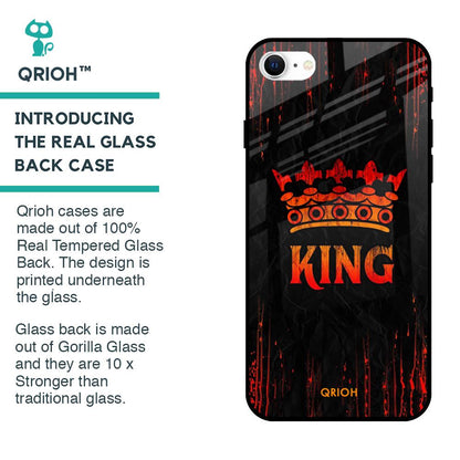 Royal King Glass Case for iPhone SE 2022