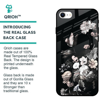 Artistic Mural Glass Case for iPhone SE 2022