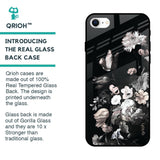 Artistic Mural Glass Case for iPhone SE 2022