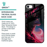 Moon Wolf Glass Case for iPhone SE 2022