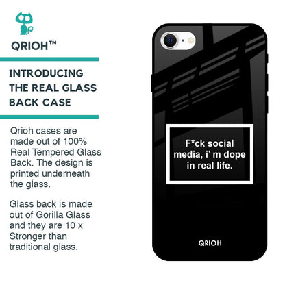Dope In Life Glass Case for iPhone SE 2022