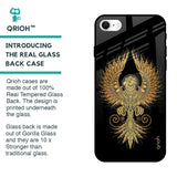 Mythical Phoenix Art Glass Case for iPhone SE 2022