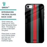 Vertical Stripes Glass Case for iPhone SE 2022