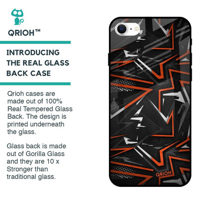 Vector Art Glass Case for iPhone SE 2022