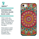Elegant Mandala Glass Case for iPhone SE 2022