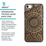 Luxury Mandala Glass Case for iPhone SE 2022