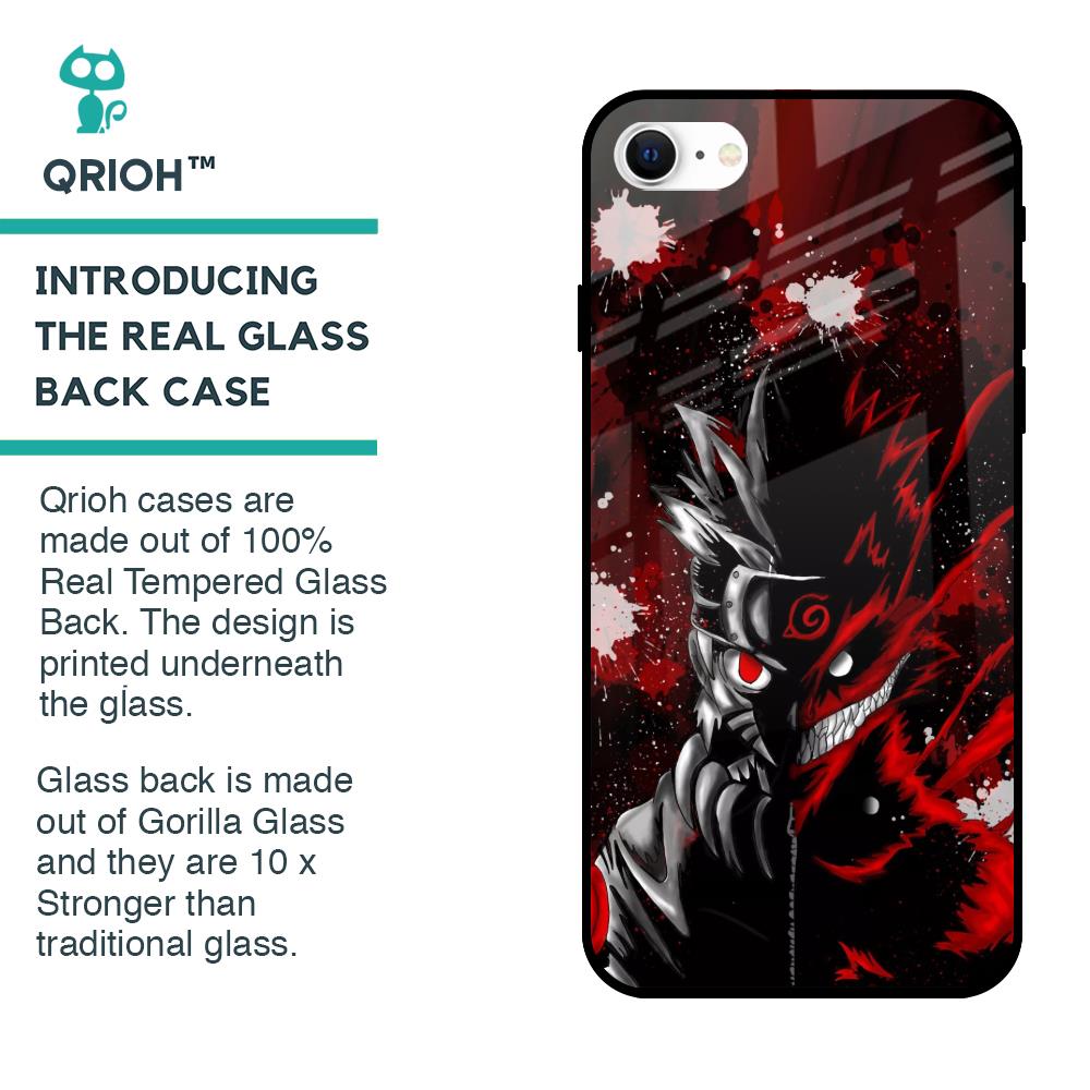 Dark Character Glass Case for iPhone SE 2022