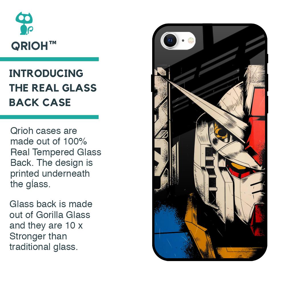 Transformer Art Glass Case for iPhone SE 2022