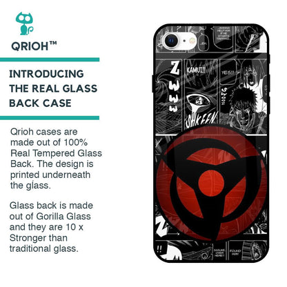 Sharingan Glass Case for iPhone SE 2022