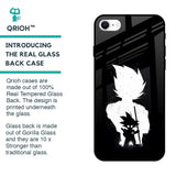 Monochrome Goku Glass Case for iPhone SE 2022