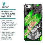 Anime Green Splash Glass Case for iPhone SE 2022