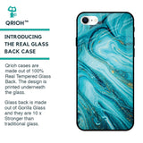 Ocean Marble Glass Case for iPhone SE 2022