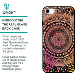 Floral Mandala Glass Case for iPhone SE 2022