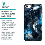 Cloudy Dust Glass Case for iPhone SE 2022
