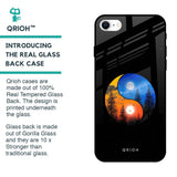 Yin Yang Balance Glass Case for iPhone SE 2022