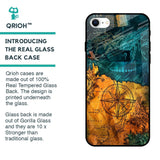 Architecture Map Glass Case for iPhone SE 2022