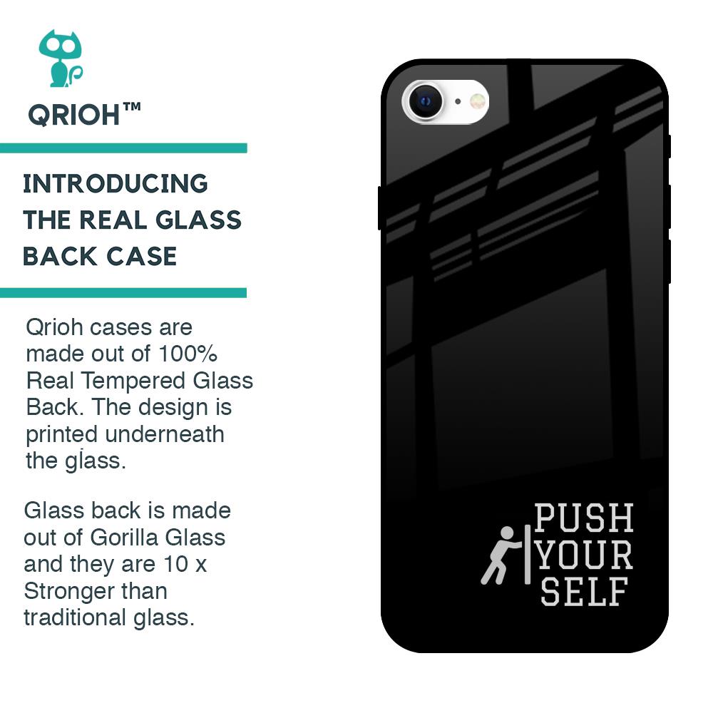 Push Your Self Glass Case for iPhone SE 2022