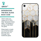 Tricolor Pattern Glass Case for iPhone SE 2022