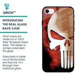 Red Skull Glass Case for iPhone SE 2022