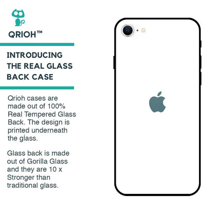 Arctic White Glass Case for iPhone SE 2022
