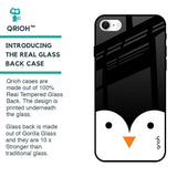 Cute Penguin Glass Case for iPhone SE 2022