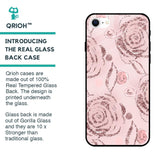 Shimmer Roses Glass case for iPhone SE 2022