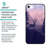 Deer In Night Glass Case For iPhone SE 2022