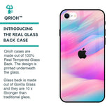 Colorful Waves Glass case for iPhone SE 2022
