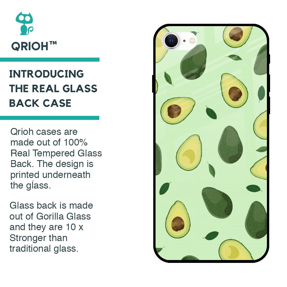 Avocado Green Glass Case For iPhone SE 2022