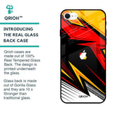 Race Jersey Pattern Glass Case For iPhone SE 2022