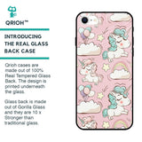 Balloon Unicorn Glass case for iPhone SE 2022