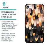 Bronze Abstract Glass Case for iPhone SE 2022