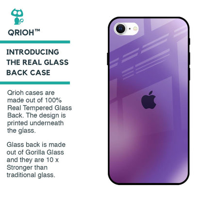 Ultraviolet Gradient Glass Case for iPhone SE 2022
