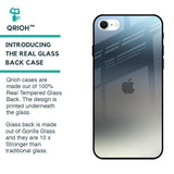 Tricolor Ombre Glass Case for iPhone SE 2022