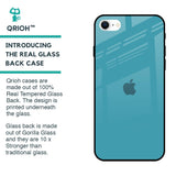 Oceanic Turquiose Glass Case for iPhone SE 2022