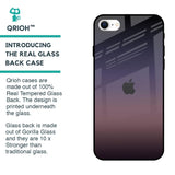 Grey Ombre Glass Case for iPhone SE 2022