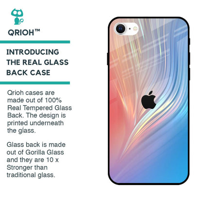 Mystic Aurora Glass Case for iPhone SE 2022
