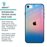 Blue & Pink Ombre Glass case for iPhone SE 2022