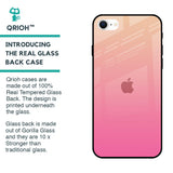 Pastel Pink Gradient Glass Case For iPhone SE 2022
