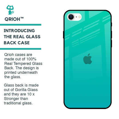 Cuba Blue Glass Case For iPhone SE 2022