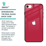 Solo Maroon Glass case for iPhone SE 2022