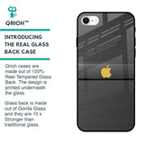 Grey Metallic Glass Case For iPhone SE 2022