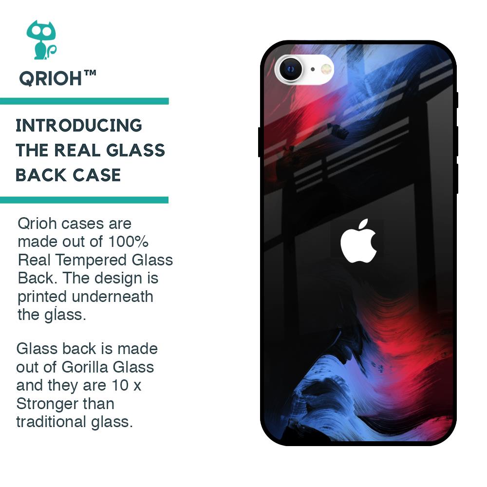 Fine Art Wave Glass Case for iPhone SE 2022
