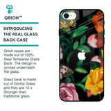 Flowers & Butterfly Glass Case for iPhone SE 2022